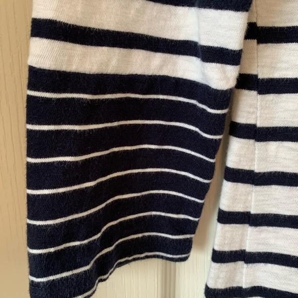 J. Crew Striped 3/4” Sleeve Top - Picture 3 of 8